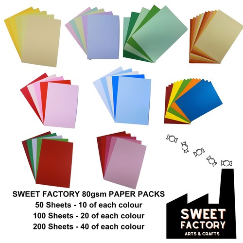 Coloured paper 80gsm mixed - coloured,