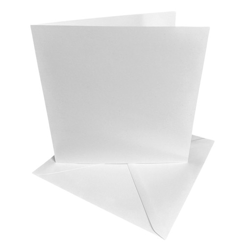 Pack 5x5 white card - 50,