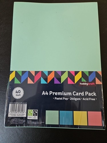 Hobbycraft premium card - hobbycraft, a4