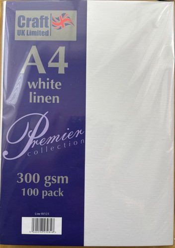 Linen card white pack - linen, card,