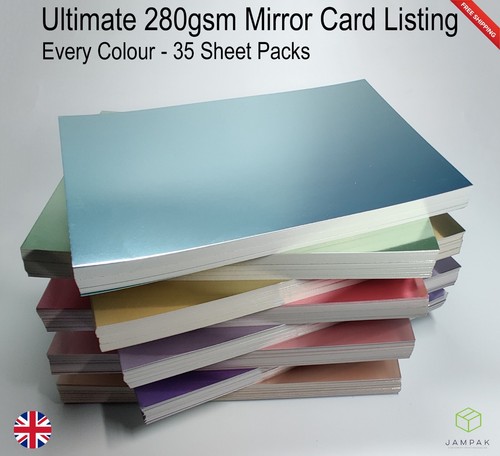 Mirror card sheet packs a4 - mirror, card.