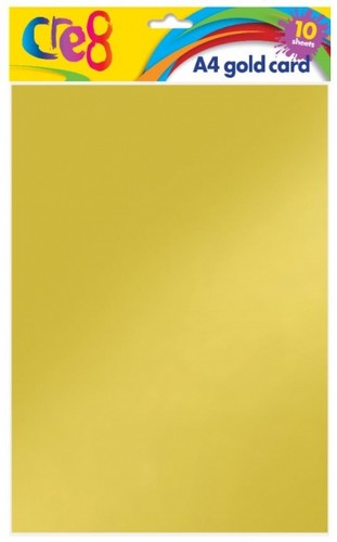 Gold craft card pack - a4,