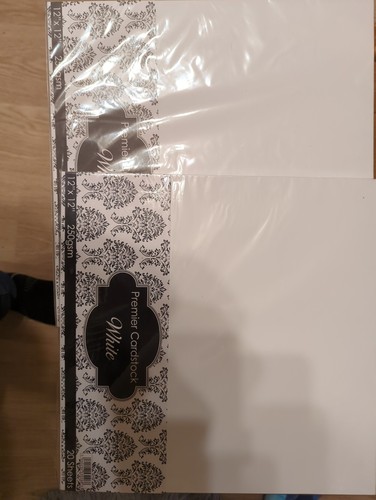 Premier white cardstock - white,