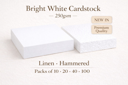 Bright white cardstock - white,