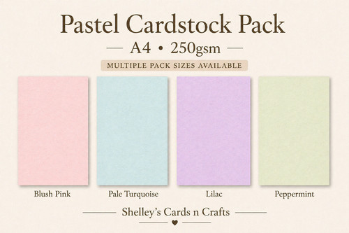 Cardstock 250gsm pastel - a4,