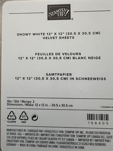 Stampin snowy white - up!,