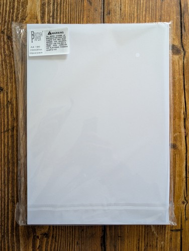 190gsm white card - 190gsm,