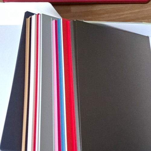 Multicolour solid cardstock - multicolour,