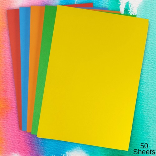 Coloured card 160gsm 50 - card,