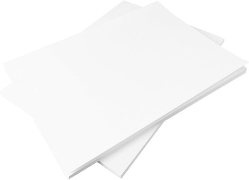 White card 160gsm pack - white, 50