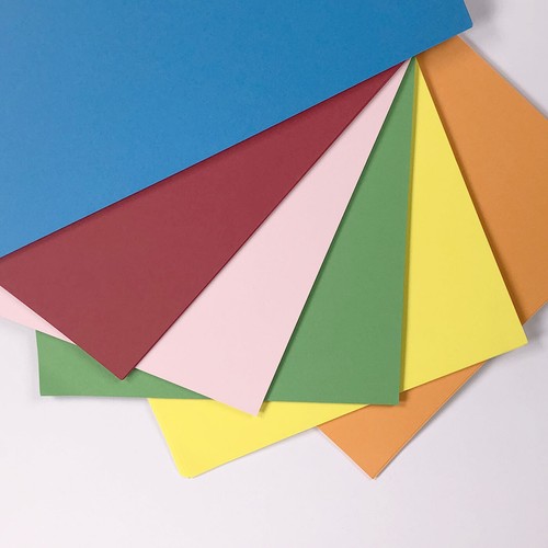 Card bright mixed colours - a4,