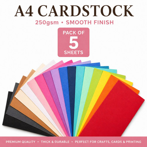 Cardstock 250gsm smooth - a4,