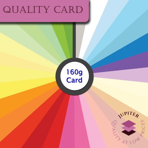 Mixed colour craft card - colour,