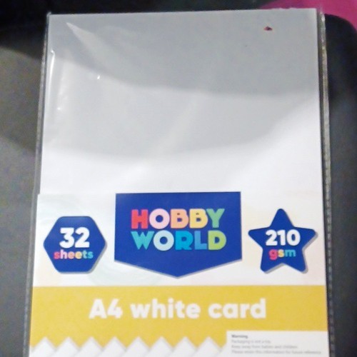 Hobby world white card - world,
