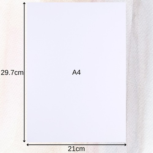 White card 180gsm - white,