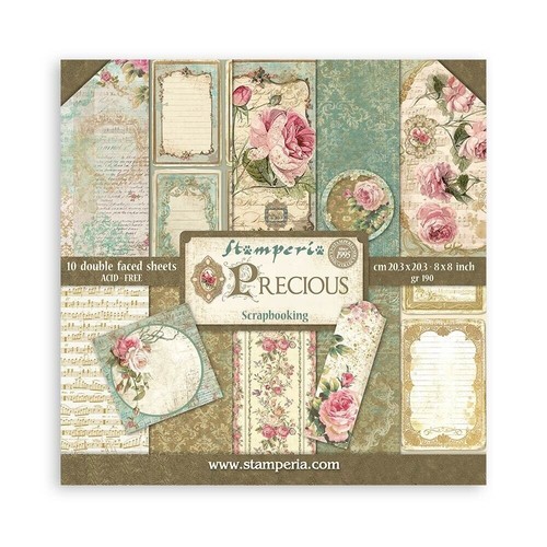 Stamperia paper pack - stamperia, 8"